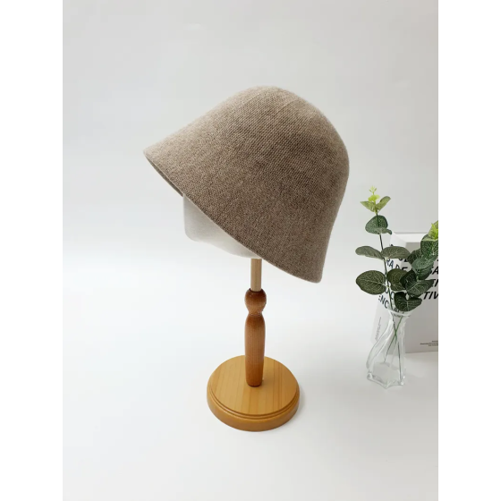 Wool Bucket Hat: Winter Soft Foldable Packable Design